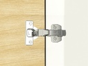 Onsys 4447i, Silent Hinge - 0 Crank Door Hinges with Mounting Plates & Cover Caps
